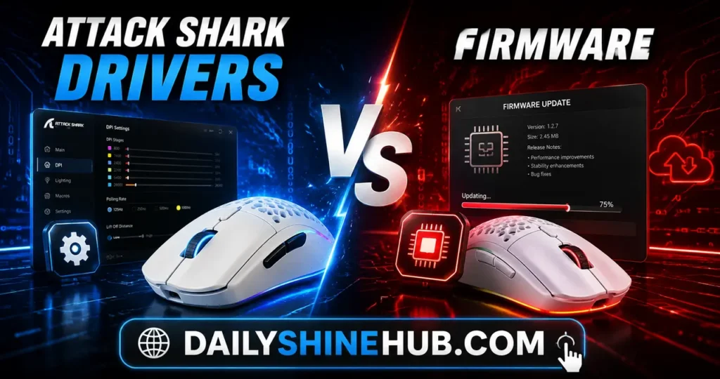 Attack Shark Drivers vs. Firmware