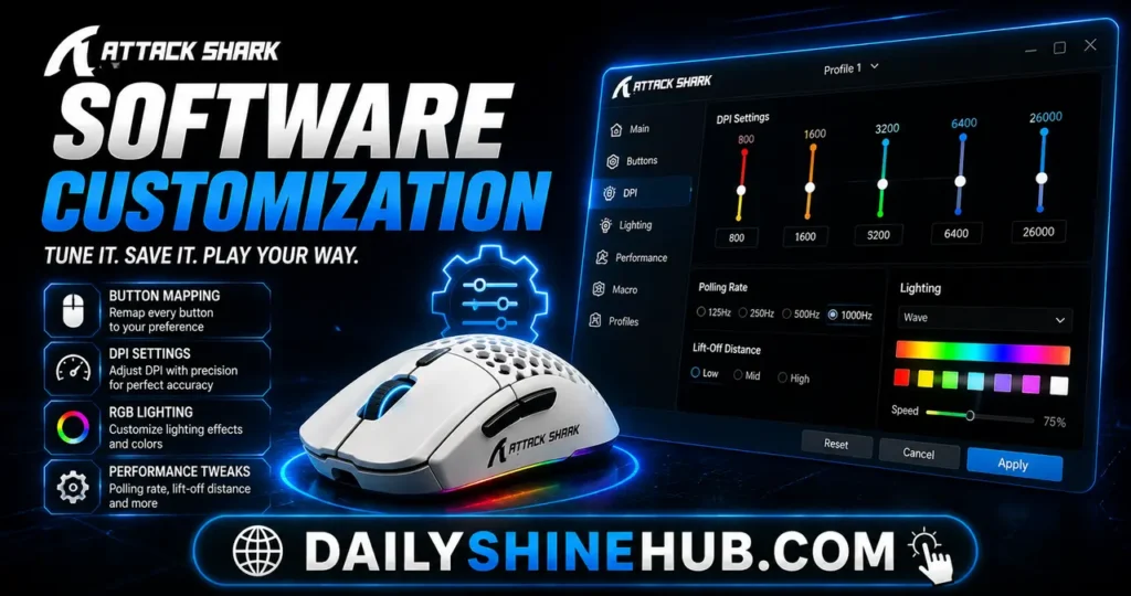 Attack Shark Software Customization