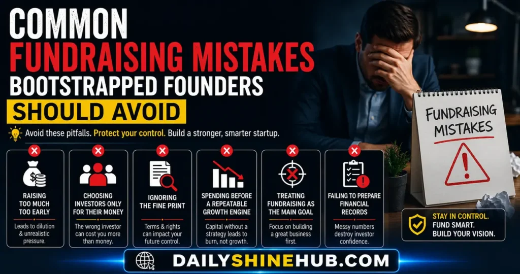 Common Fundraising Mistakes Bootstrapped Founders Should Avoid