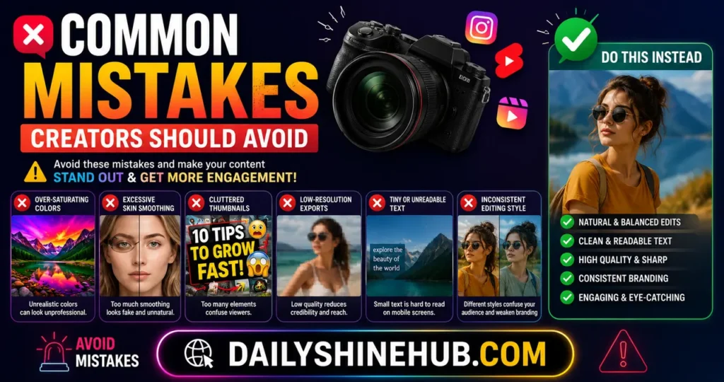 Common Mistakes Creators Should Avoid