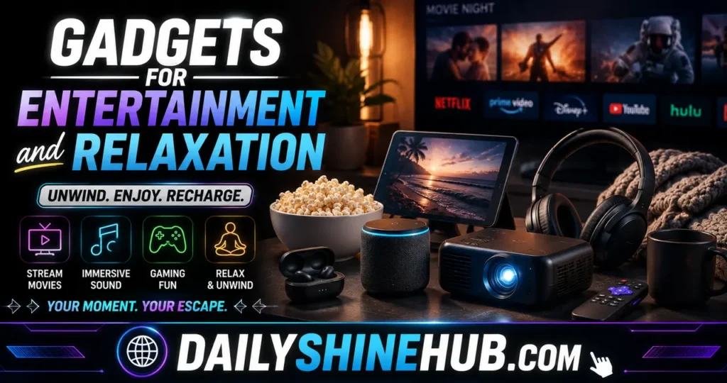 Gadgets for Entertainment and Relaxation
