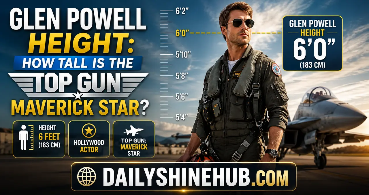 Glen Powell Height
