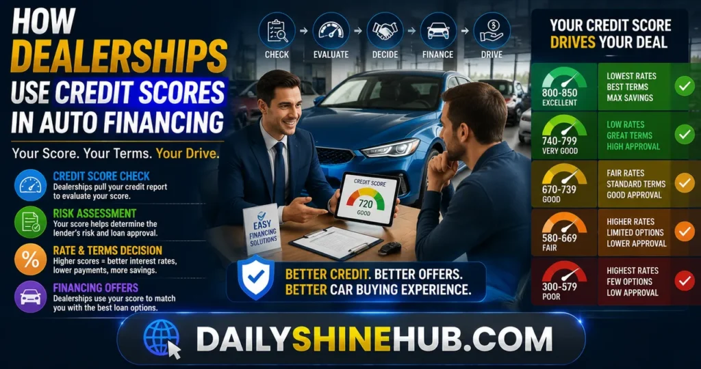 How Dealerships Use Credit Scores in Auto Financing