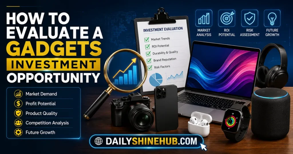 How to Evaluate a Gadgets Investment Opportunity