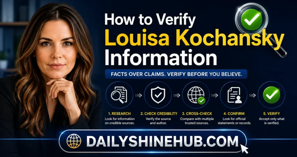 How to Verify Louisa Kochansky Information