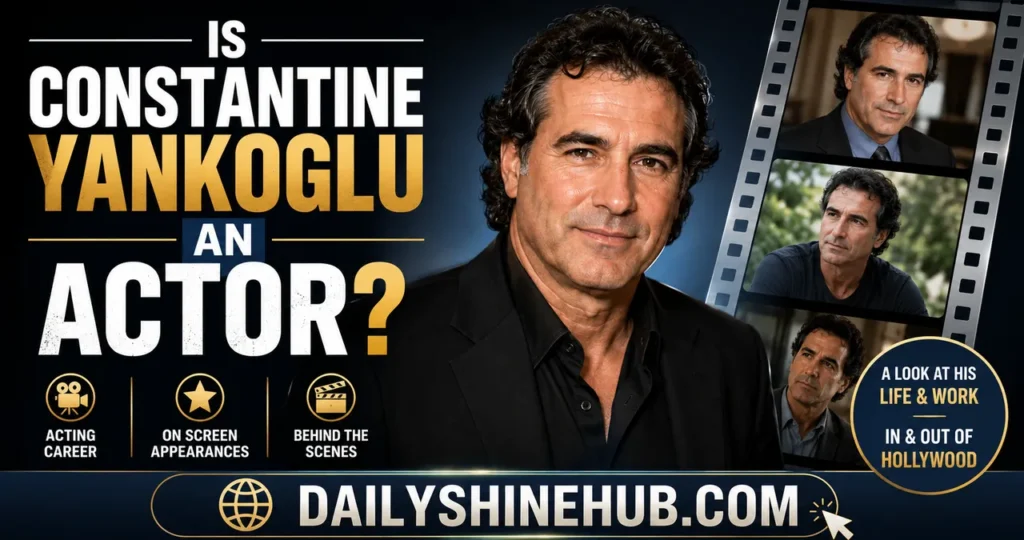 Is Constantine Yankoglu an Actor