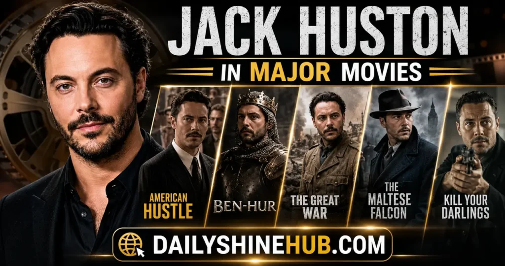 Jack Huston in Major Movies