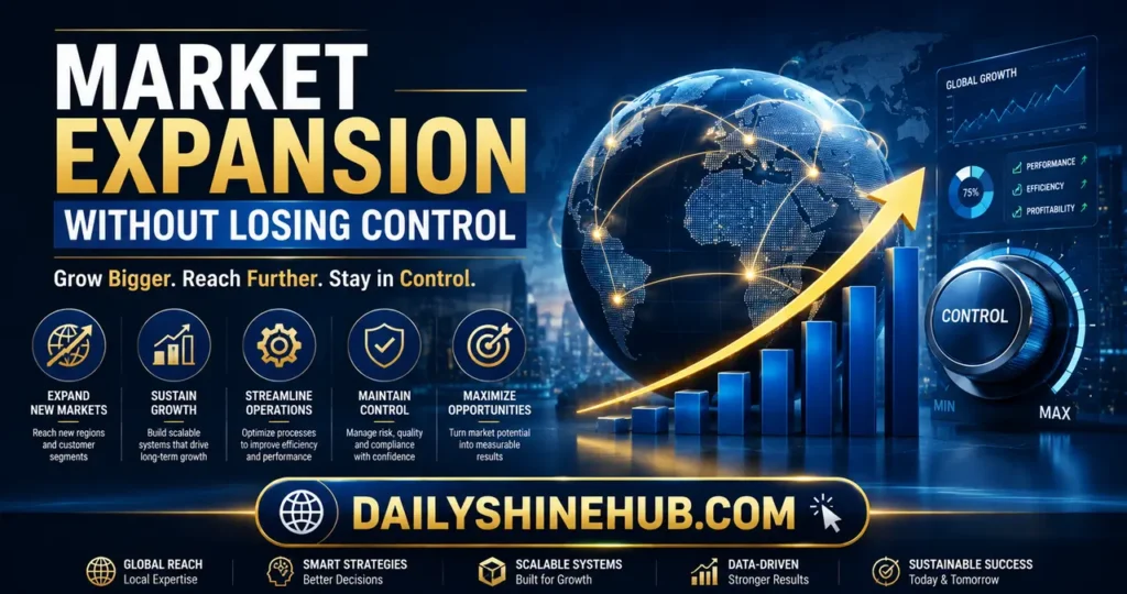 Market Expansion Without Losing Control