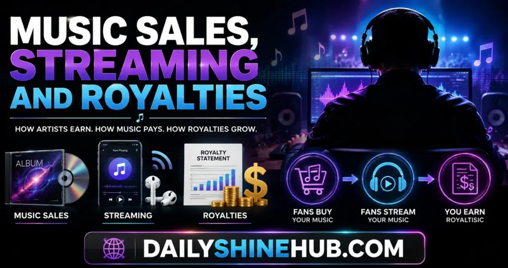 Music Sales, Streaming and Royalties