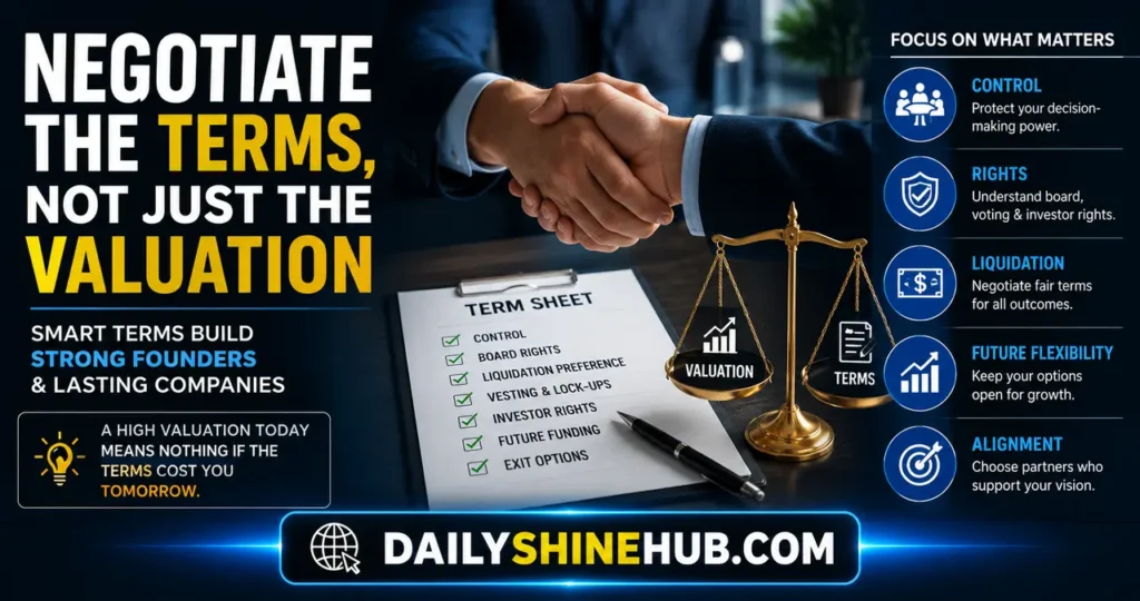 Negotiate the Terms, Not Just the Valuation