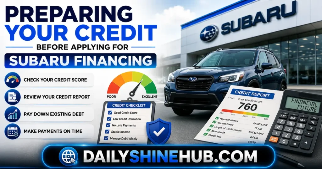 Subaru Finance: A Complete Guide to the Dealership & Credit Application Process 2 Preparing Your Credit Before Applying for Subaru Financing