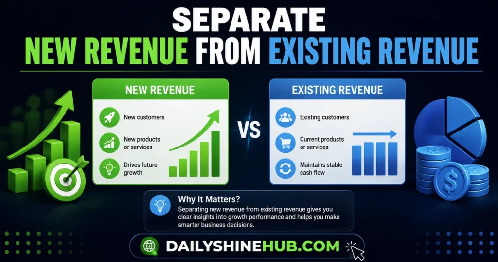 Separate New Revenue From Existing Revenue