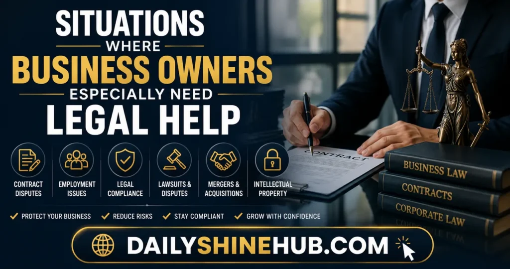 Situations Where Business Owners Especially Need Legal Help
