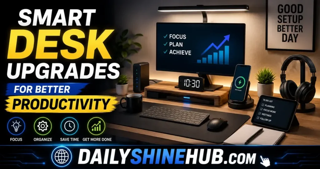 Smart Desk Upgrades for Better Productivity