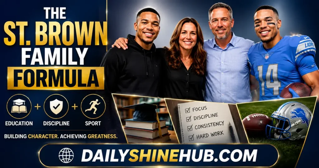 The St. Brown Family Formula Education + Discipline + Sport