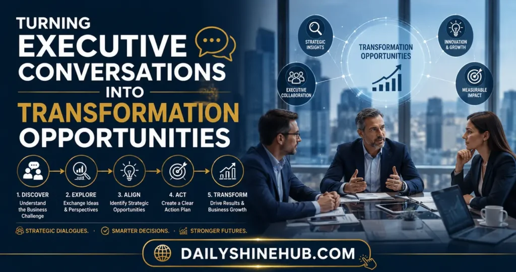 Turning Executive Conversations Into Transformation Opportunities