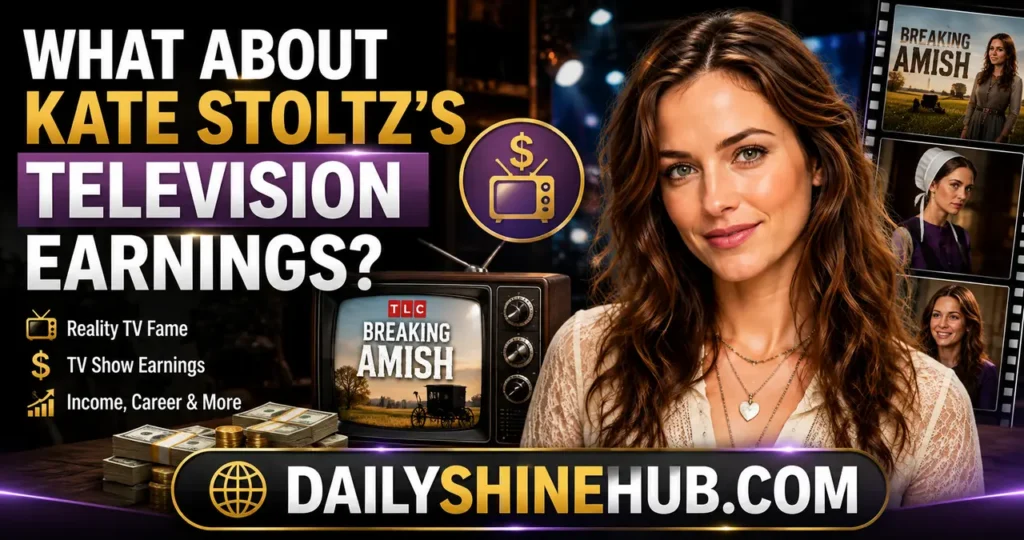What About Kate Stoltz's Television Earnings