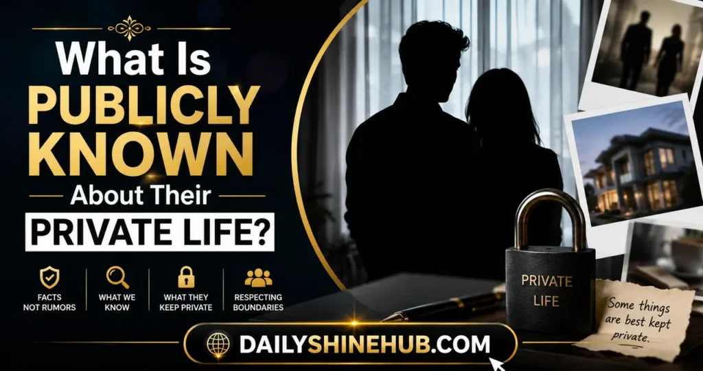 What Is Publicly Known About Their Private Life