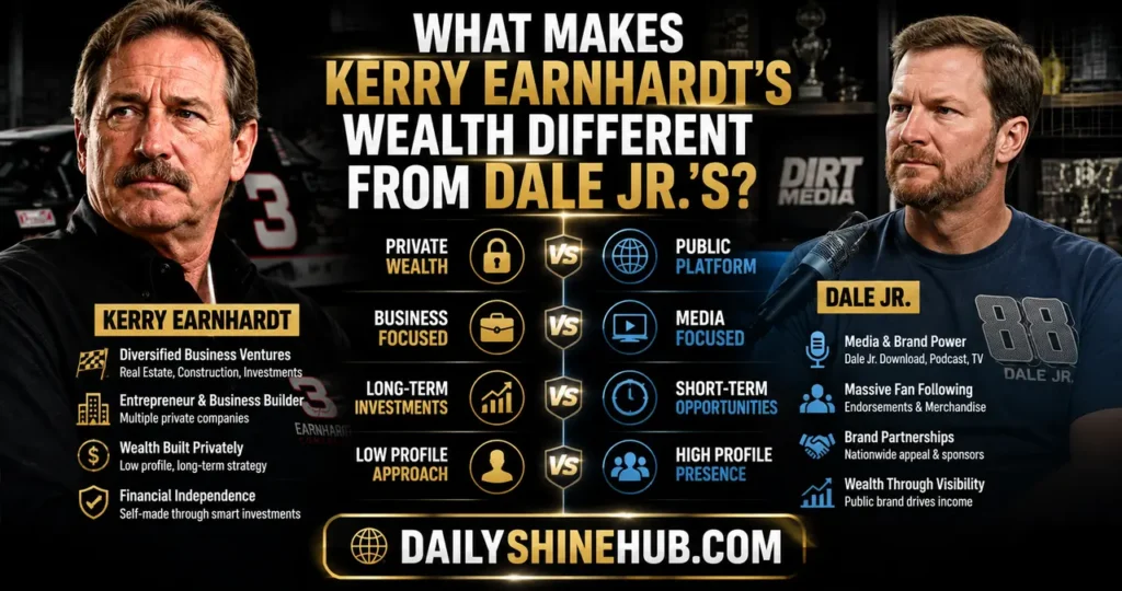 What Makes Kerry Earnhardt's Wealth Different From Dale Jr.'s