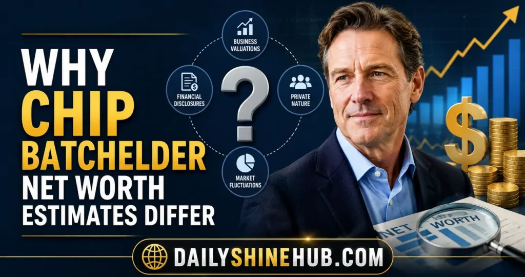 Why Chip Batchelder Net Worth Estimates Differ