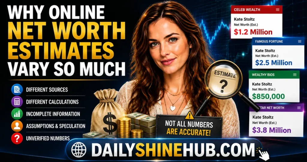 Why Online Net Worth Estimates Vary So Much