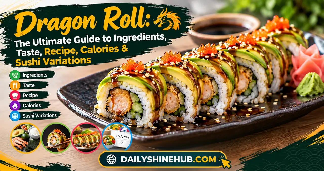 Dragon Roll: The Ultimate Guide to Ingredients, Taste, Recipe, Calories & Sushi Variations