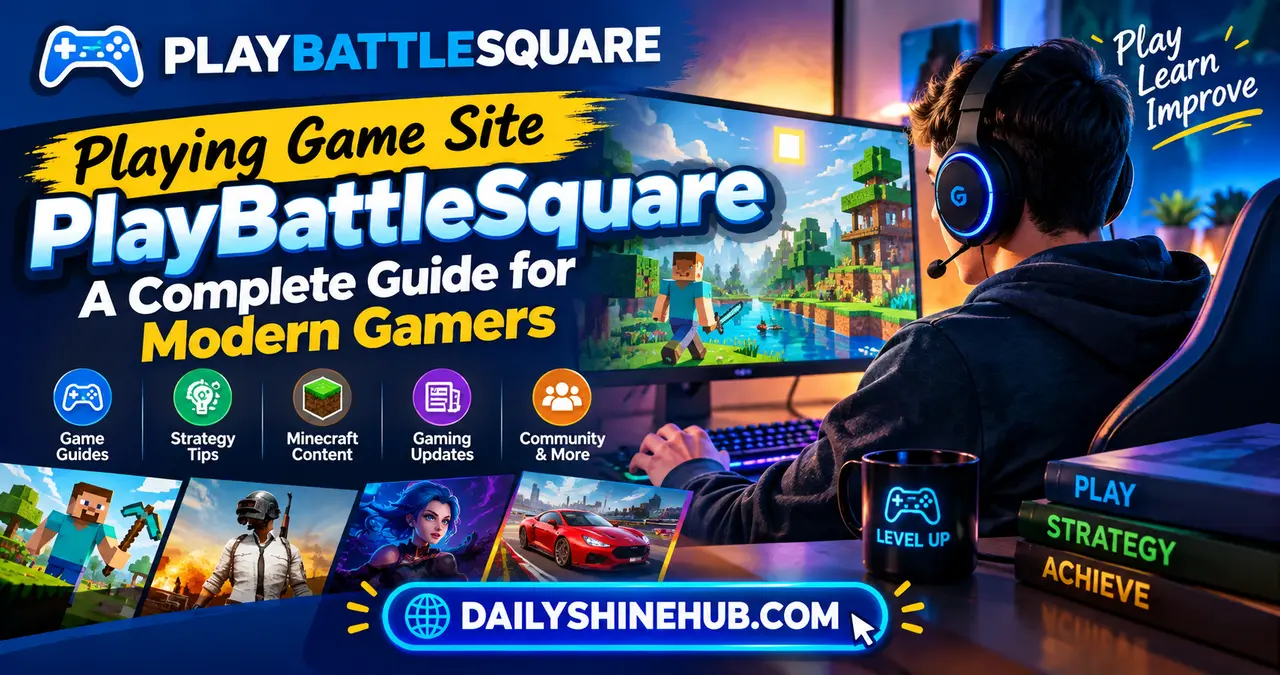 Playing Game Site PlayBattleSquare
