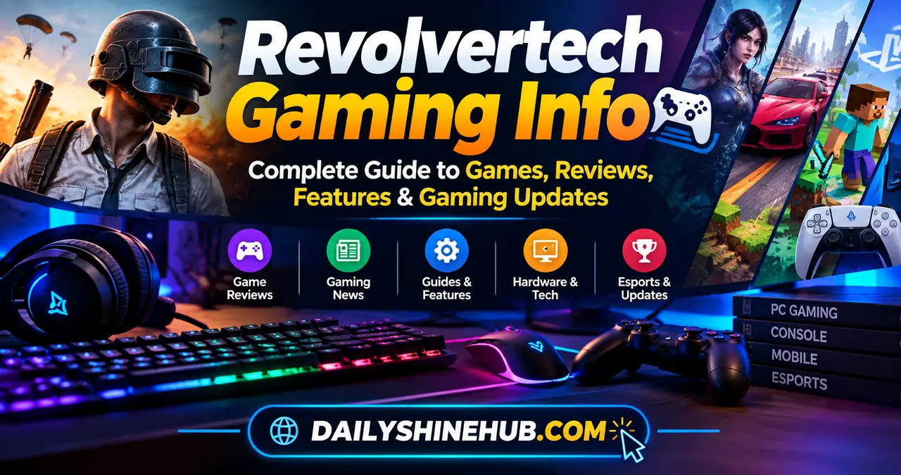 Revolvertech Gaming Info: Complete Guide to Games, Reviews, Features & Gaming Updates