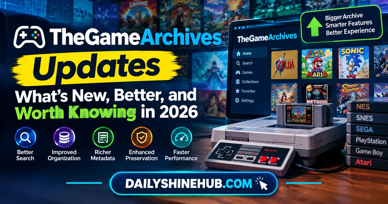 TheGameArchives Updates: What’s New, Better, and Worth Knowing in 2026